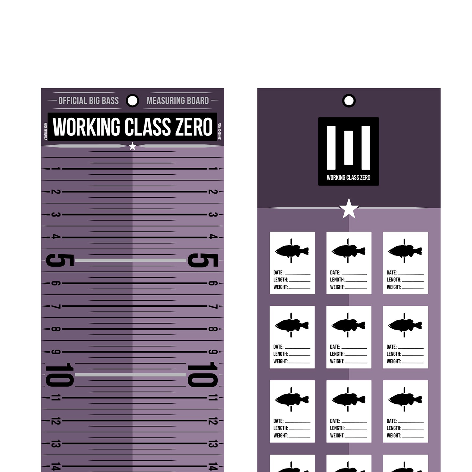 WORKING CLASS ZERO — Measuring Boards